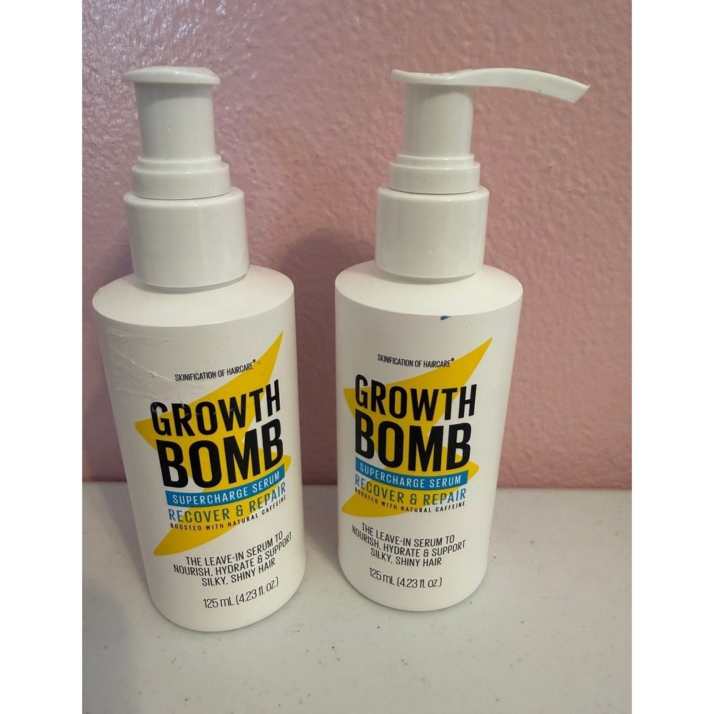 x2 -Growth Bomb Supercharge Serum Recover & Repair Leave-In Hair Serum 125ml